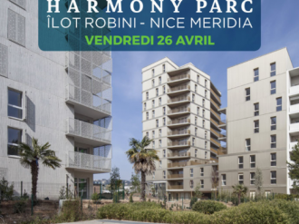 Ce vendredi inauguration d'Harmony Parc : 210 nouveaux logements au quartier Nice Meridia !