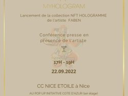 Faben, street Artiste niçois, lance ses créations NFT au Pop Up Initiative !