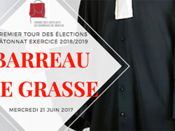Barreau de Grasse : premier tour des élections au Bâtonnat aujourd'hui