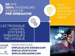 ADVANS Group recrute 50 stagiaires en ingénierie électronique, logicielle ou mécanique