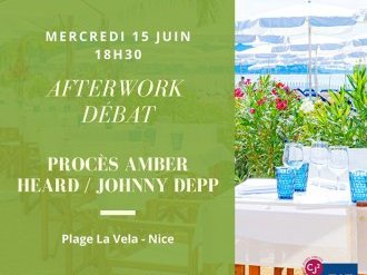 Afterwork AFJE Nice : "Débat sur le procès Amber Heard et Johnny Depp"