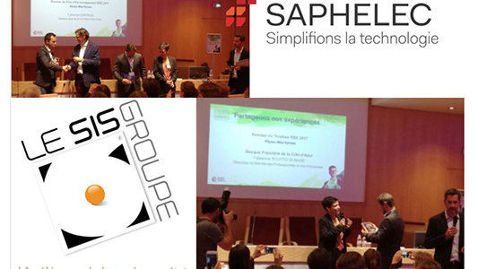 SIS Groupe et Saphelec ont la bonne RSE attitude !
