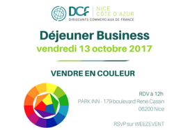 Prochain déjeuner Business DCF 06 le 13.10 : « Vendre en couleur » ?