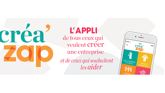 ACEC BGE Côte d'Azur innove en lançant l'appli mobile Créa'Zap.