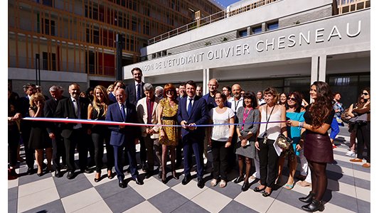 Inauguration de la Maison de l'Etudiant de Nice