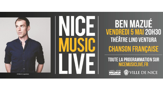 Ben Mazué, notre péché mignon à Nice ce vendredi !!