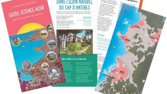 Un guide invite à découvrir la Côte d'Azur à travers ses hauts lieux de la science