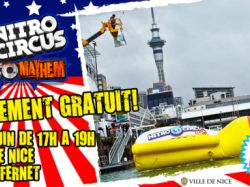 Nitro Circus tente le record du monde dans le port de NICE 