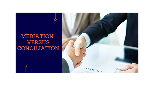 La Médiation versus la Conciliation