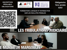 Formation ADAIPE : Les nullités pénales le 25 juin à Nice