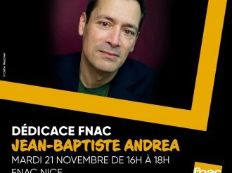 Jean-Baptiste Andrea, lauréat du Prix Goncourt 2023 et du Prix du Roman Fnac 2023 en dédicace à la Fnac de Nice 