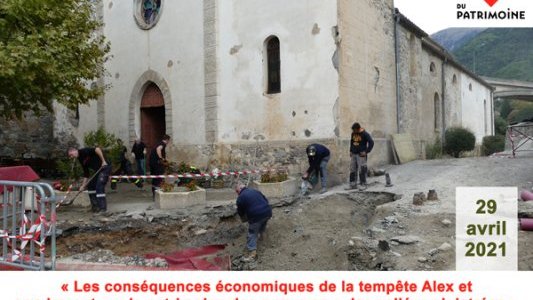 Webinaire : Les conséquences économiques de la tempête Alex et son impact sur le patrimoine des communes des vallées sinistrées