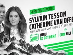 À Nice, Sylvain Tesson et Catherine Van Offelen invités de la plénière du CJD sur le courage et la prise de décision