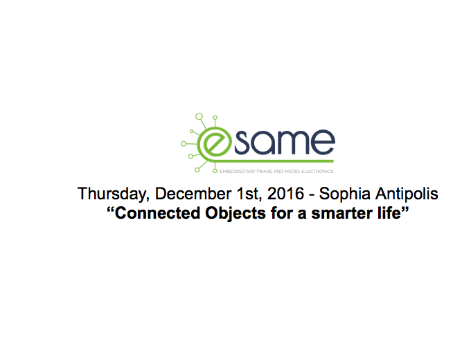 Conférence eSAME 2016 (…)