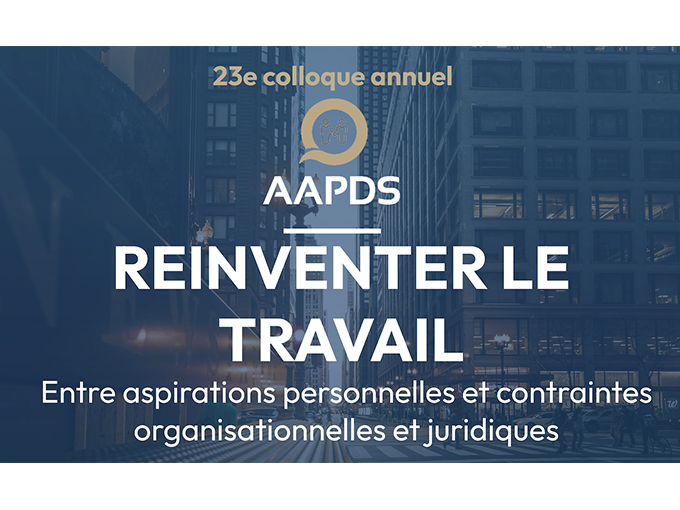 23e colloque AAPDS : (...)