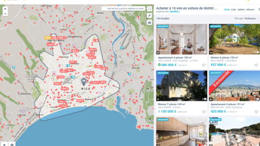 Bien'ici lance une innovation majeure pour trouver son logement en PACA : la recherche immobilière par temps de transport