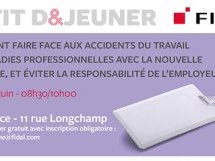Petit déjeuner Fidal : "Comment faire face aux accidents du travail avec la nouvelle reforme, et éviter la responsabilité de l'employeur ?