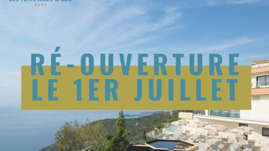 L'hôtel Les Terrasses d'Èze adapte ses forfaits pour la réouverture et offre une réduction aux personnels soignants