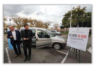 La Mairie de Cannes aide les chômeurs cannois à trouver et garder un emploi en leur proposant un véhicule pour 2 € par jour via « Autos du Cœur »