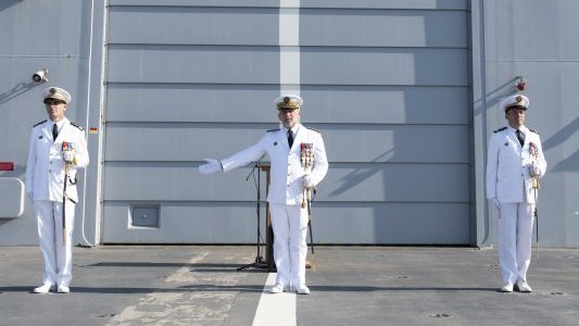 Christophe Gaume, commandant du BRF Jacques Chevallier