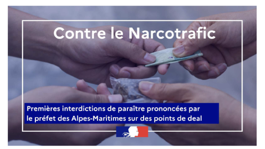 Lutte contre le narcotrafic : premières « interdictions de paraître » dans les Alpes-Maritimes