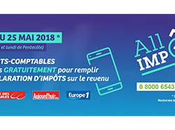  Allo-impôt : une assistante gratuite pour votre déclaration de revenu du 17 au 25 mai !