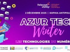 Azur Tech Winter 2025 : Sophia Antipolis véritable laboratoire « open tech » le 2 décembre