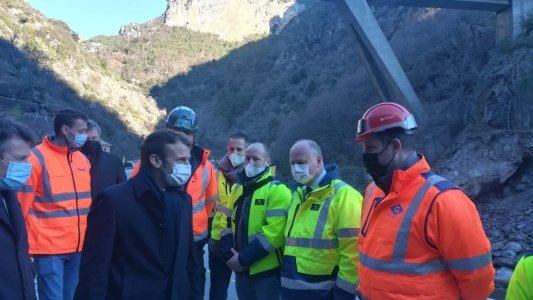 Emmanuel Macron n'a pas oublié la vallée de la Roya