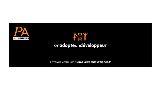 Les Petites Affiches recrutent un développeur web/mobile