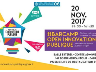 Participez au BarCamp "Explorer le service public de demain" le 20 novembre !