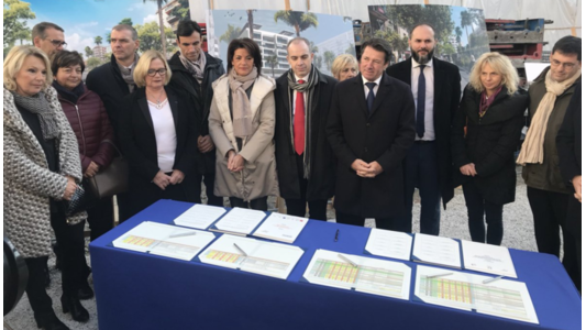 Réunion publique de lancement du Nouveau Programme de Renouvellement Urbain (NPRU) du quartier des Liserons à Nice