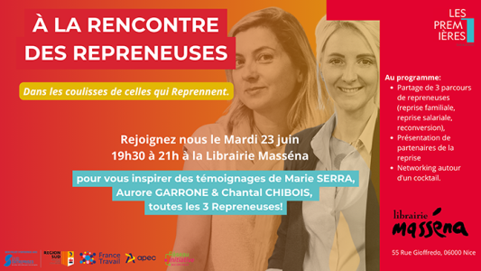 À la Librairie Masséna, une soirée pour découvrir la reprise d'entreprise autrement
