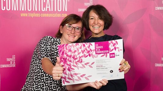 BrandSilver et evoluflor remportent un prix pour la meilleure identité visuelle aux Trophées de la Communication