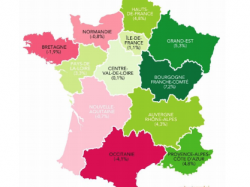 En mai 2018, l'emploi intérimaire est en hausse en Provence-Alpes-Côte d'Azur (+4,8 %).