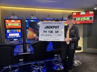 Un joueur remporte plus de 74 000 € au Casino Barrière Le Croisette Cannes