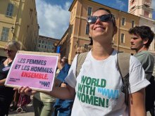 Appel World With Women : Place du Palais de justice à Nice, « toutes unies, tous alliés »