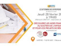 Artisans & Particuliers, le CEVL vous invite à un afterwork pour découvrir les solutions de financement pour vos projets de rénovation 
