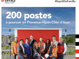 Emploi : Eiffage Énergie Systèmes propose 200 opportunités de carrière en Région Paca 