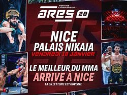 « ARES Fighting Championship » : Le meilleur du MMA au Palais Nikaïa le samedi 18 janvier 