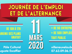Journée de l'emploi et de l'alternance à Villeneuve Loubet le 11 mars 