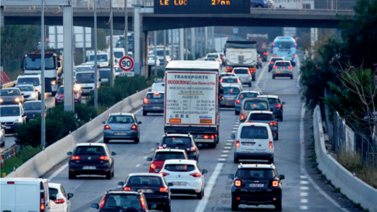 Le chantier d'élargissement de l'autoroute A57 se poursuit