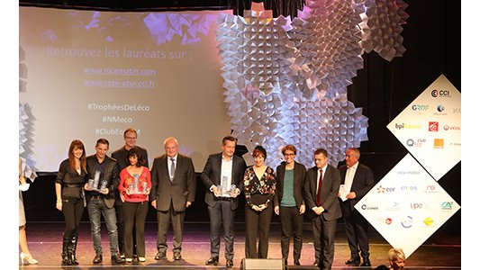 Trophées de l'Eco des Alpes-Maritimes : Nicolas Cappelaere (Ineldea) entrepreneur de l'année