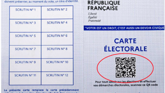 Carte électorale : du nouveau avec un QR code pour accéder à vos démarches !