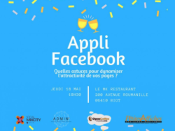 Prochain #MyAperoNice le 18 mai à Biot : Toutes les astuces pour booster vos pages Facebook