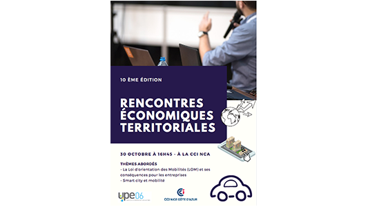 10èmes Rencontres Economiques Territoriales le 30 octobre