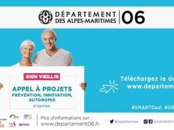 Le Département 06 lance son 6ème appel à projets 2021 « Prévention, innovation, autonomie »
