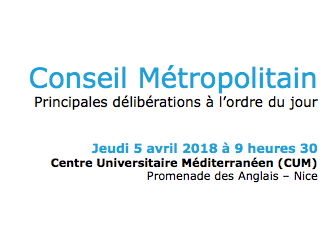 Conseil Métropolitain 5/04/18 > Principales délibérations à l'ordre du jour