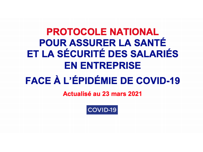 Covid-19 : nouveau protoc