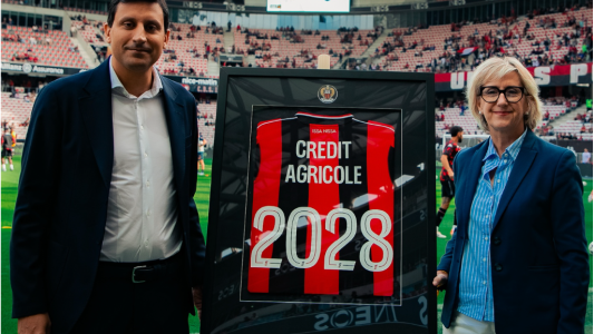L'OGC Nice et le Crédit Agricole PCA prolongent leur partenariat jusqu'en 2028