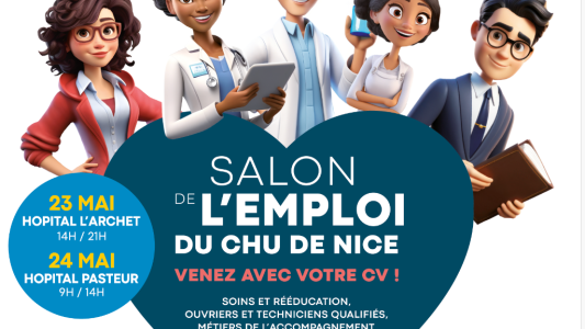 #JePostuleAuCHUdeNice : Le CHU de Nice ouvre ses portes aux professionnels de santé les 23 et 24 mai